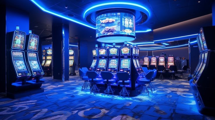 Meja Andar Bahar dengan kolom kartu dan kontrol taruhan di situs4d